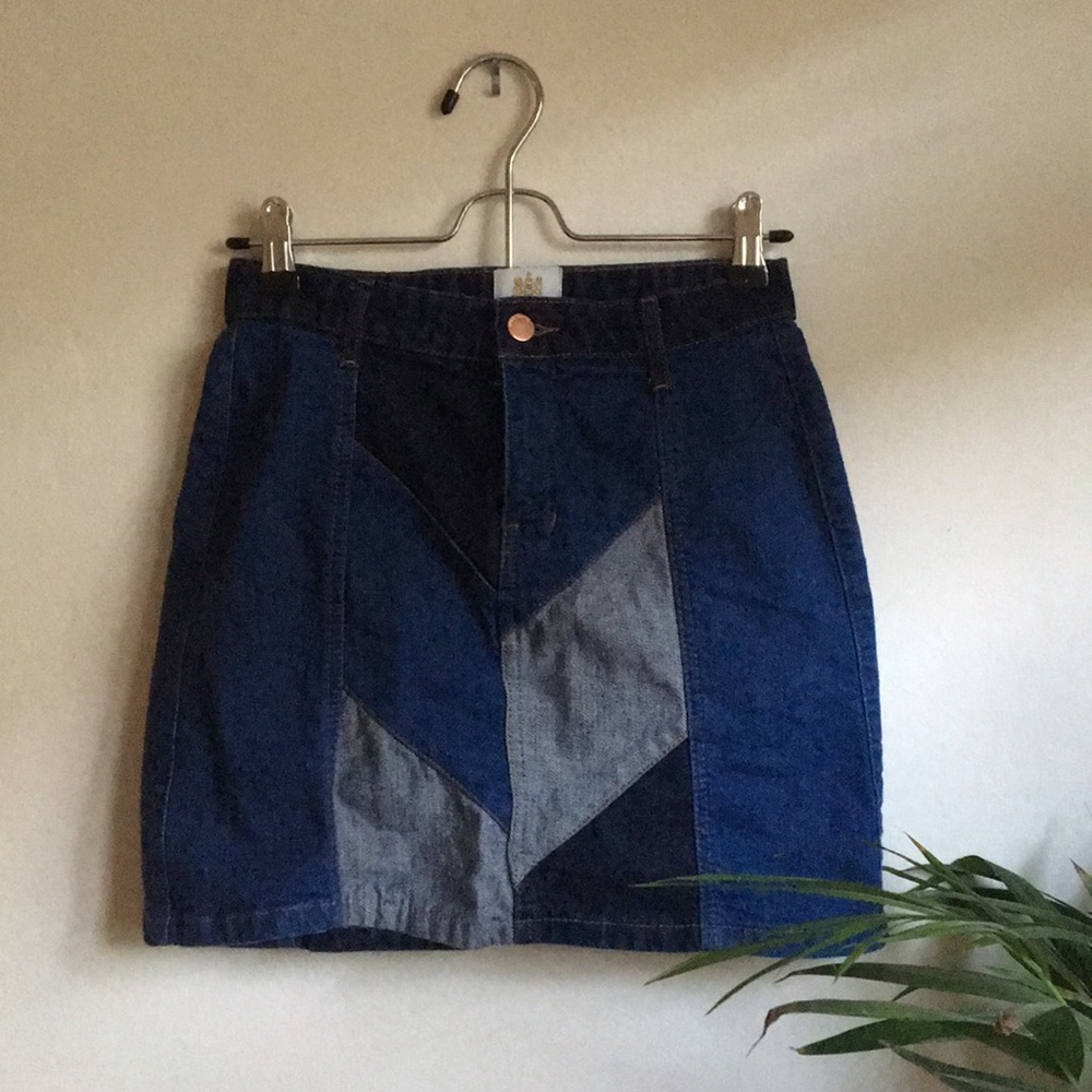 River Island Denim Mini Skirt